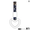Car Hanging Decoration Heart Shape Auto Japanese Style Interior Pull ring Universal Charm Loop Automobile Accessories