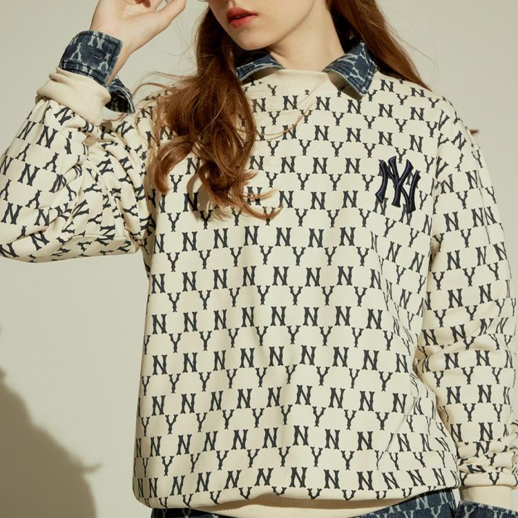 MLB Vintage Floral Crewneck Sweatshirt Unisex sweatshirt 31MTM2041-50I