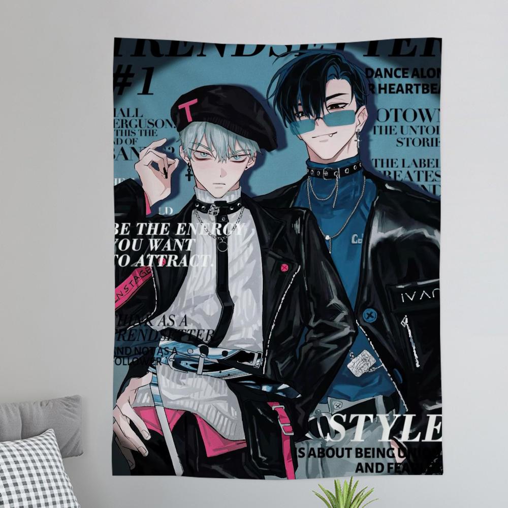 Anime Alien Stage Printed Large Wall Tapestry Cheap Hippie Wall Hanging Bohemian Wall Tapestries Mandala INS Home Decor