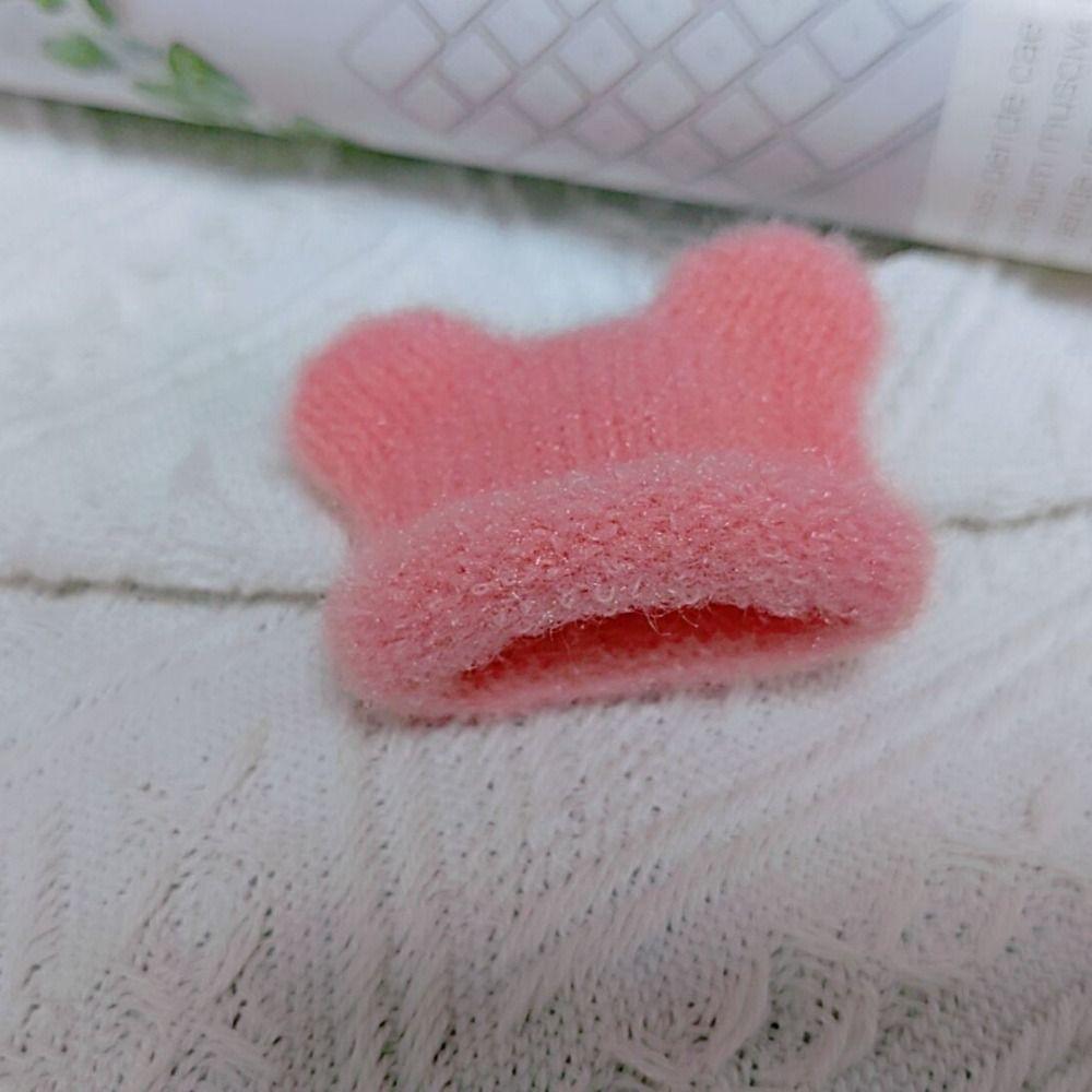 Knitted Mini Knitted Hats Mini Knitted Finger Cap DIY Doll Decorative Cap  Kids Girls Toys