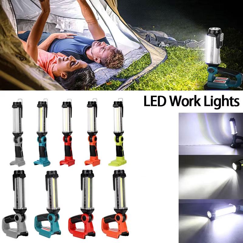 35W Handheld Light For Dewalt For Makita/Bosch/Milwaukee/BlackDecker/Craftsman/Ryobi 18V Li-Ion Battery 2000 LM Work Lights