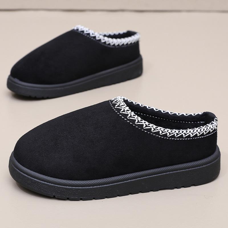 Women's Shoes, Cotton Shoes, Thickened Cotton Boots, Soft-soled Snow Boots, One-foot Close-top Ankle Boots