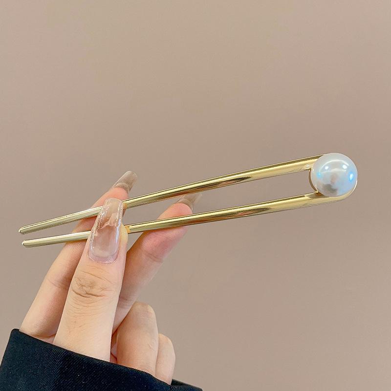 

Элегантная U-образная заколка-гребень для волос для женской укладки