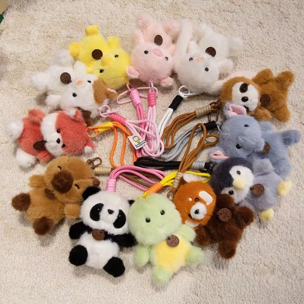 

Elephant Dinosaur Animal Plush Pendants Stuffed Animal Stuffed Capybara Doll Bags Decor piggy