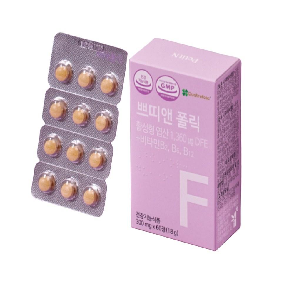 Petit & Folic Active Folic Acid & Vitamin B Quadruple Supplement 1 pcs (60 tablets)