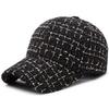 New Women's New Hats Women's Spring and Autumn Winter Plaid Baseball Cap Fashion Cap Autumn and Winter Warm Winter