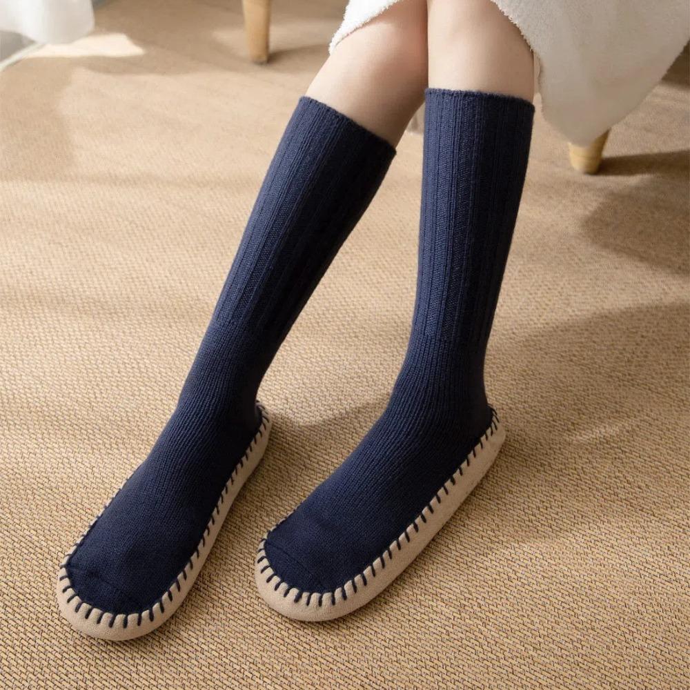 Keep Warm Warm Calf Socks Thick Bottom Women's Dance Socks New Floor Socks