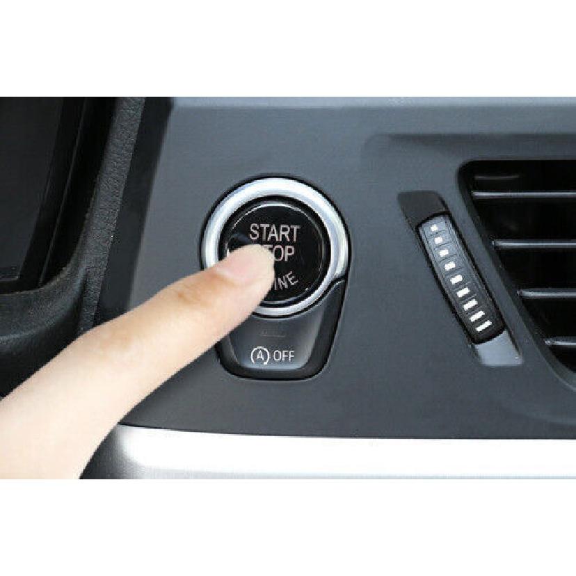 Cover Trim ABS Black For BMW 3 4 Series GT 13-19 Start Button Ignition Switch
