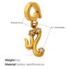 Summer Seaside Babes Wind Diamond-encrusted DIY Twelve Constellations Bikini Buckle Pendant Gold-plated Accessories