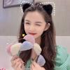Women Hair Hoop Plush Hair Band Animals Cat Ears Headband Cute   Girl/Women