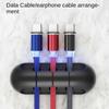 Selbstklebende Netzkabel Kabelmanager Feste Spannfutter Stecker Maus Kabel Headset Wickler Handy Datenkabel Karte Silikon Desktop