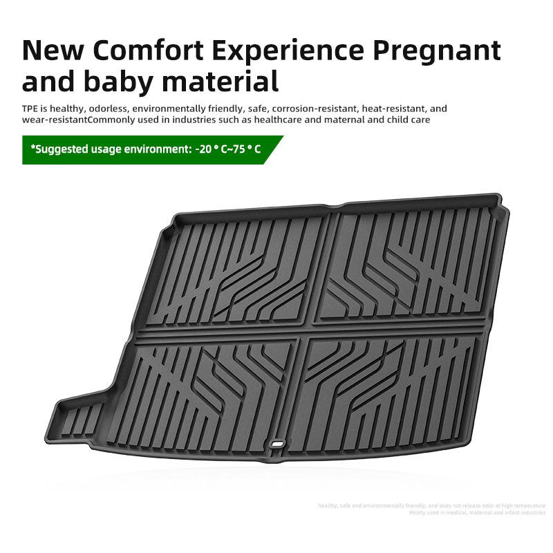 Trunk Mat for 20-24 MG EP RHD Cars, Full TPE Tail Box Mat, Cross-Border