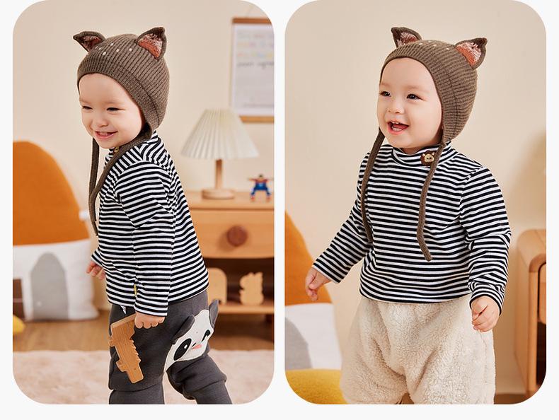 Dudu Home Baby Long-Sleeve Winter T-shirt for Boys & Girls - Children's Base Layer Clothing