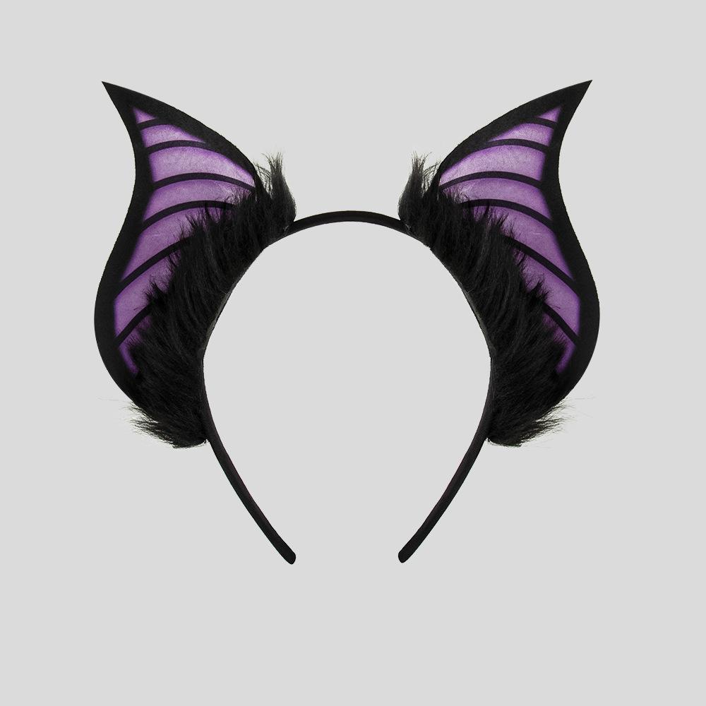 

Faux Bat Ear Headwear Cosplay Animal Beast Ears Headband Halloween Carnival Dress Up Party Costumes Headpiece Props