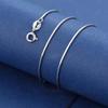 925 Silver Stacked Silver Necklace Zinc Zinc Alloy Collarbone Chain Elegant Glitter Choker Necklace  Bride