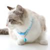 Multi-color Adjustable Cat Pet Collar Cute Paw Print Cat Collar with Bell Buckle for Small Puppy Kitten Cat Supplies Accessories