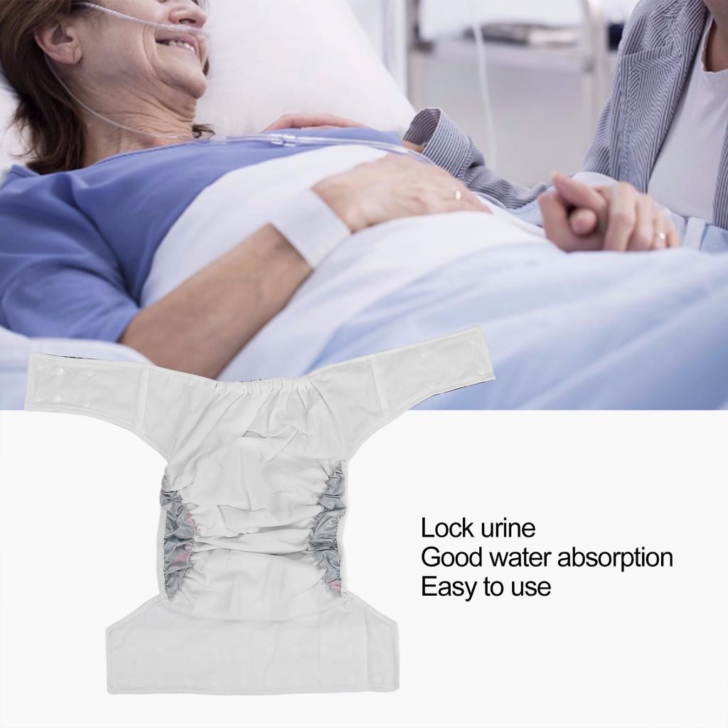 Adult Cloth Diaper Nappy Washable Breathable Incontinence Protection Nappies Underwear for Men Women