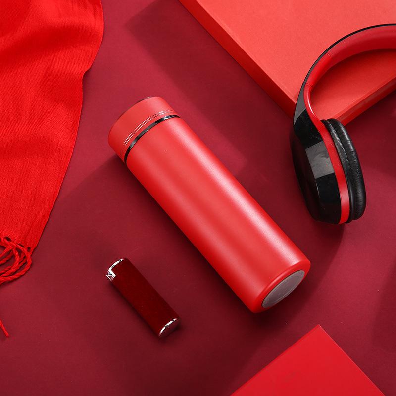 500ML Thermos Cup Stainless Steel Divided Thermos Bottle Outdoor Vacuum Insulated Cup for Outdoor Fishing Gift Water Cup