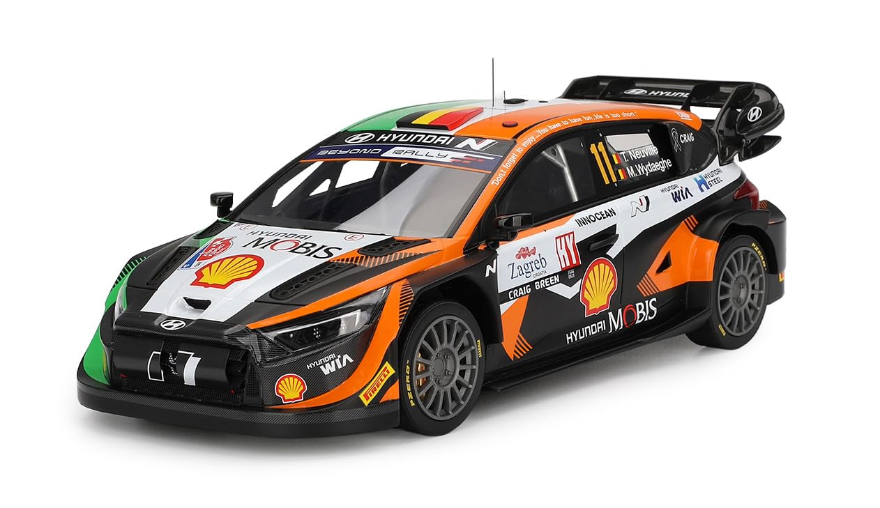 

Sunrich TOP SPEED Весы Hyundai i20 N Rally1 Ралли Хорватии Power Stage 2023 Победитель Готовая модель TS0616 1/18 #11