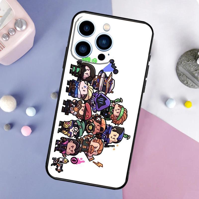 Iphone14 Mobile Phone Case Cute Cartoon Valorant Chibi Mobile Phone Case