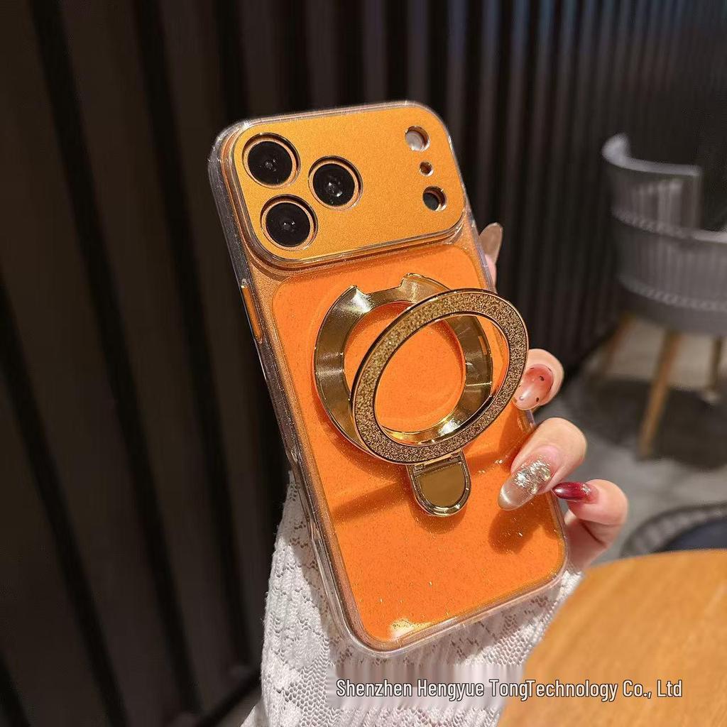 Glitter Stand Protective Case for iPhone 17 Pro Max & Apple 15 Plus