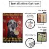 Funny Metal Sign Irish Wolfhound Coffee Company Dog Bathroom Bedroom Cafe Wall Decoration Labor Day Halloween Poster Painting