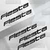 Car Badges For Ford Fiesta ST MK2 MK3 MK4 MK5 Rear Trunk Emblem Metal 3D Stickers Body Decals Lettering Decor Styling