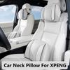 For XPENG Car Headrest Pillow Lumbar Support Nappa Leather Breathable Fit P7 P7+ G6 G7 G9 X9 L03 MONA Car Interior Accessories