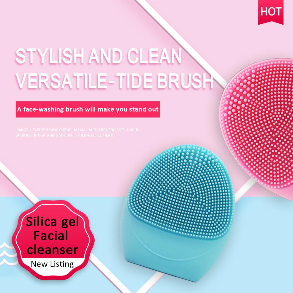 sonic silica gel facial cleansing instrument