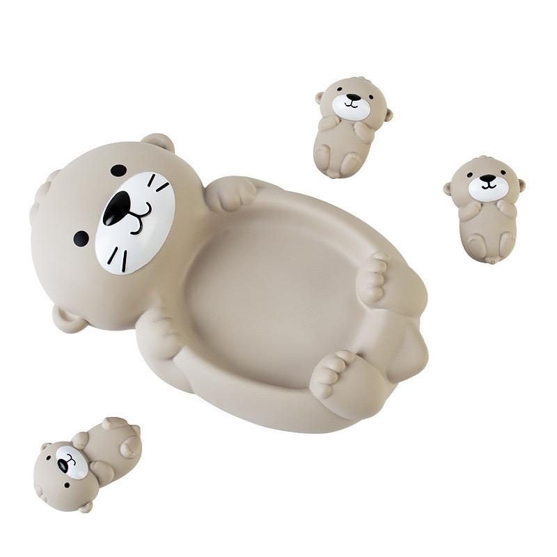 Floating Toy Bath Otter Bathtub Doll Children Bathroom Recreation Kids Gifts