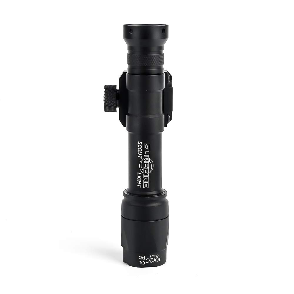WADSN M600C Type Scout Flashlight with Remote and Push Switch, 20mm Rail Compatible, 600 Lumens, Airsoft Tactical Light (Black)