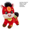 2026 Year of The Horse Plush Ornament Lucky Zodiac Car Bag Pendant Soft Stuffed Animal Toy Chinese New Year Gift