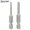 Triwing Y Tip Magnetic Screwdriver Bits Set 2 Pcs 50mm Length Steel Material