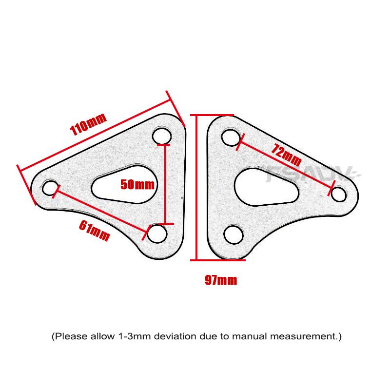 Motorcycle Rear Suspension Linkage Lowering Links Fit For SUZUKI V-STROM DL1050 DL1050XT 1050 XT DL 1050XT 2020 2021 2022 2023