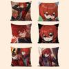 Diluc Ragnvindr Personalized Picture Text Home Decorative Pillows Household Gifts 45x45cm