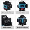3D/4D 16/12/8 Lines Level Self-Leveling 360 Horizontal And Vertical Cross Super Powerful Green Laser Level Laser Level