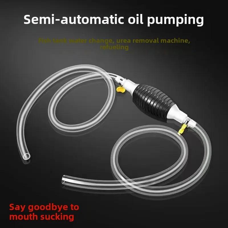 Multi-Function Kitchen Water Pump Sucker Manual Fuel Tank Suction Pipe Car Oil Pump Drinkware Tool for Home Garden Dining Bar