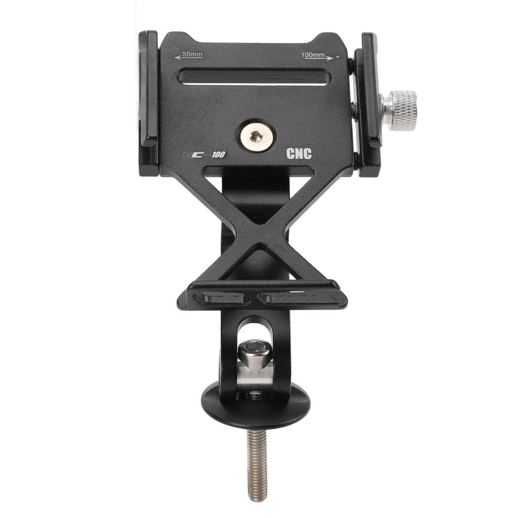 Fahrrad Vorbau Handyhalterung Aluminiumlegierung Rutschfest Breitenverstellbar 360 Grad Drehbar Fahrrad Vorbau