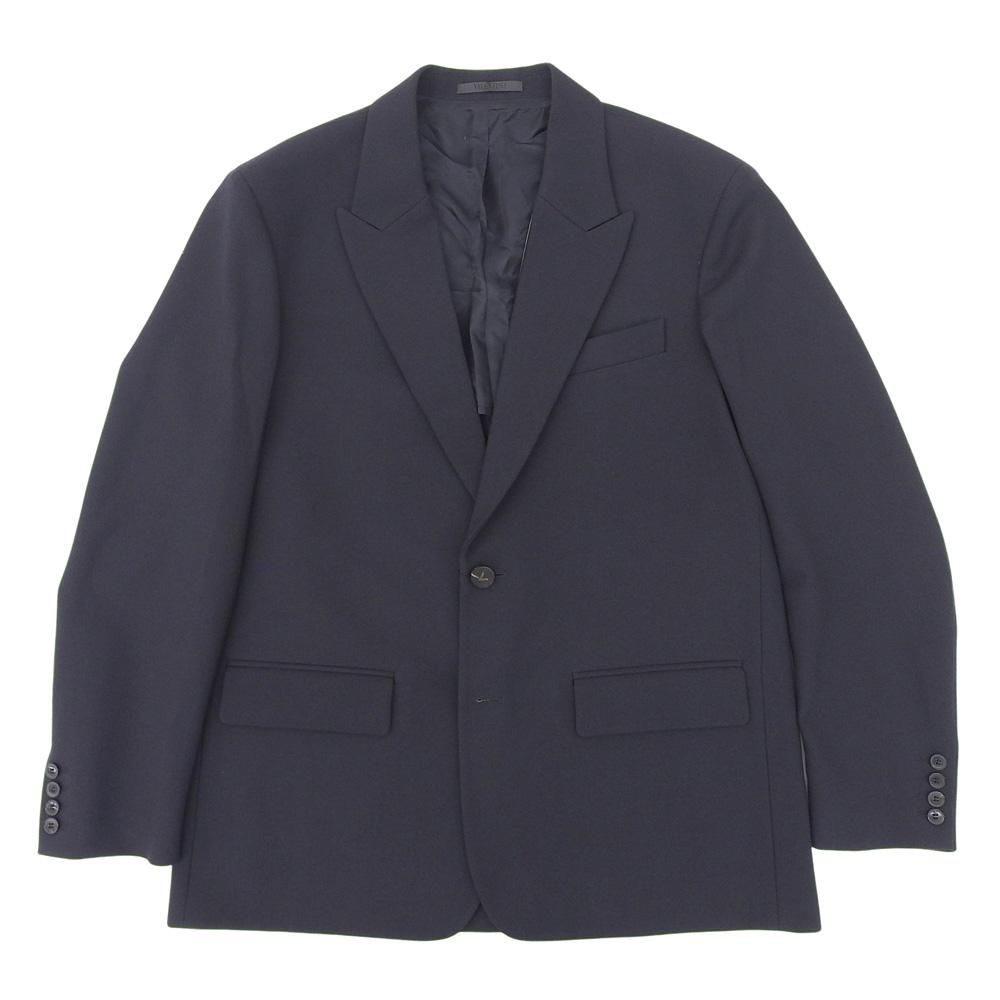 VALENTINO Men's Navy Peak Lapel Tailored Jacket, Size 48 (PV3NA05P4D3) Jacket 48 NavyUsed