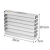 Refrigerator Dumpling Organizer Box Transparent Multi-layer Holder Freezing Tray