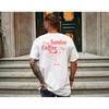 Unisex Langsamer Sonntag Kaffee Club T-Shirt Lässig Baumwolle Barista Für Liebhaber Vintage Weich Streetwear Unisex Grafik Dehnbar