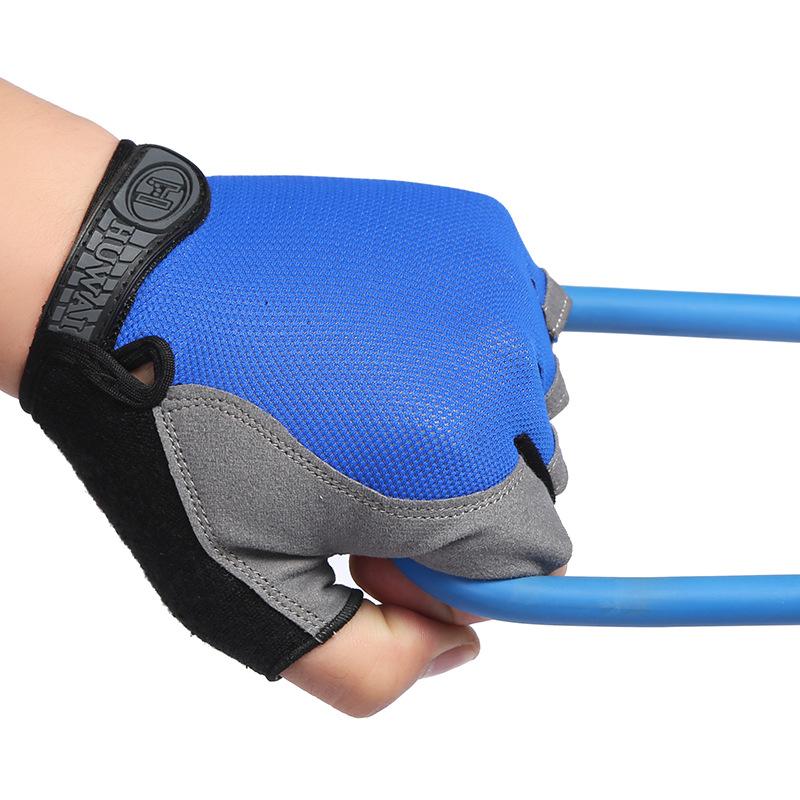 Fitness gloves, half-finger thin, breathable, non-slip, good elasticity, outdoor riding, mountaineering, cycling, sports half-finger gloves
