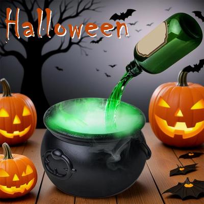 Halloween Magic Floating Potion Bottles With Diffuser Fog Plastic Witches Bowl Hocus Pocus Party Decoration Supply