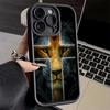 Phone Case for iPhone 17 Air 16E 15 16 Pro Max God Jesus Pray Cross Bible Cover 14 Plus 13 12 Mini Soft Shell Silicone Fundas