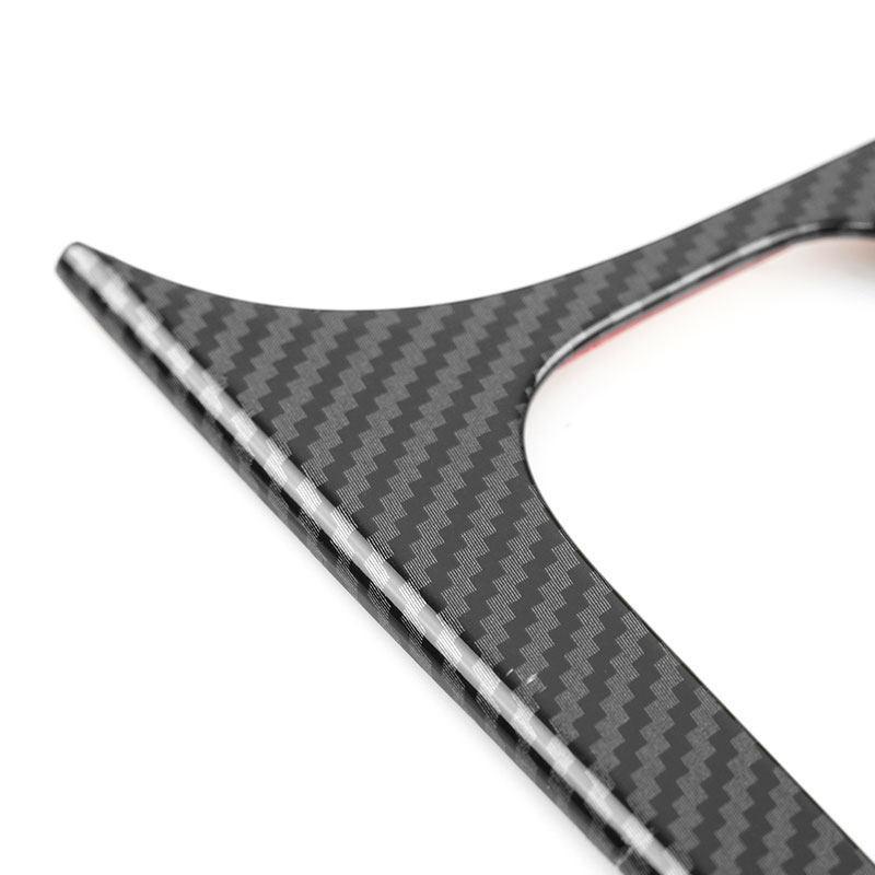 For VW Tiguan MK1 2008 - 2015 LHD Car Accessories Interior Central Control Water Cup Holder Frame Cover Sticker Trim