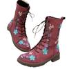 Autumn and Winter New High Tube Square Heel Knight Boots Large Size Shoes Solid Color Side Zipper Boots