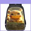 Mochila Pikachu de Grande Capacidade Leve 3D em Tecido Oxford para Crianças para Educação Escolar