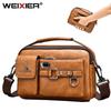 Messenger Bag Men Pu Leather Handbag Male Travel Pad Shoulder Bag for Men Office Briefcase Totes