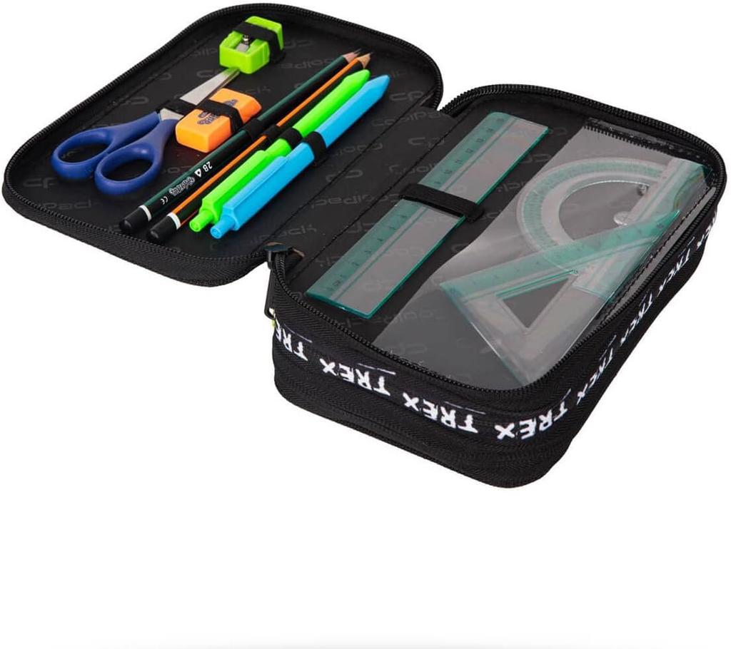 Piórnik Potrójny Z Wyposażeniem Coolpack Jumper 3 - Dino Adventure