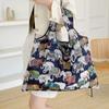 Eco-Friendly Foldable Single Shoulder Grocery Bag for Women, Large Capacity
